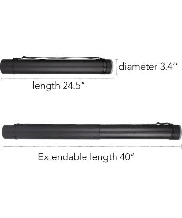 Transon Poster Documents Storage Tube Extendable for Artworks  Blueprints  Drafting and Scrolls Color Black 1 Pack-Black - Buy Online on GoSupps.com