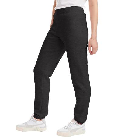 Hanes Women's EcoSmart Sweatpants - Large Ebony | Best Sweatpants for Women - Buy Online on GoSupps.com