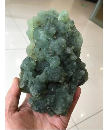 Natural Raw Green Prehnite Quartz Crystal Specimens Rough Grape Stone Agate Ore Folk Collectibles Decoration Home Goods (Size : 1.6-1.8kg) - Buy Online on GoSupps.com