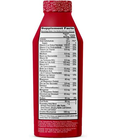 Detoxify Ready Clean Herbal Cleanse â€“ Grape Flavor | 16 oz Herbal Detox Drink with Milk Thistle & Burdock Root - Buy Online on GoSupps.com