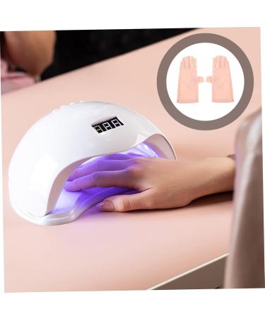 minkissy 3 Pairs Sun Protection Half Finger Gloves Prevention Gloves Summer Gloves Light Lamp Gloves Women Nail Salon Manicure Gloves Gloves Miss Pink Ultra Thin - Buy Online on GoSupps.com