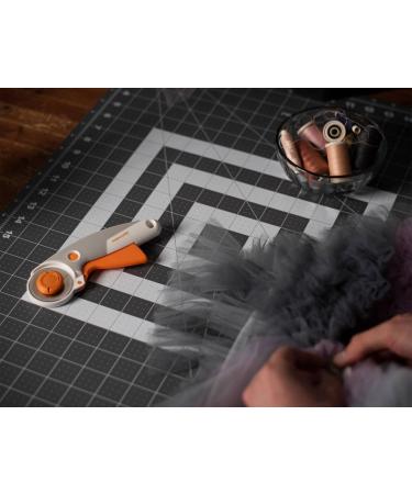 Fiskars Trigger Rotary Cutter With Blade 45 mm For Right and Left-handed Users Orange/White/Grey 1003910 Handle with release - Buy Online on GoSupps.com