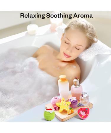 Kids Girls 6 Pack Organic Aromatherapy Bath Bombs | Skin Moisturizing Spa Relaxation Gift - Christmas & Birthday - Buy Online on GoSupps.com