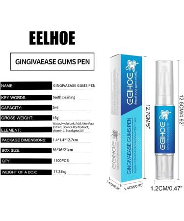 Gingivaease Gums Pen & Dentizen Gum Therapy Gel - Tooth Whitening & Elevation Set (2 Pieces) | International Shipping Available - Buy Online on GoSupps.com