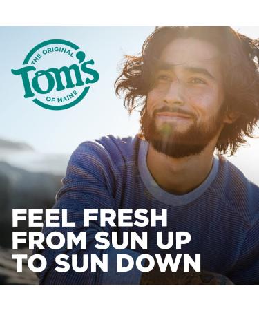Tom's of Maine Men's Natural Deodorant 3-Pack, Mountain Spring, 2.8 oz, Aluminum-Free - Buy Online on GoSupps.com