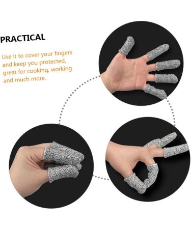 FRCOLOR 50 Pcs Anti-Cut Finger Cots - Cut Resistant Thumb Guards & Sleeves for Maximum Protection - International Shipping Available - Buy Online on GoSupps.com