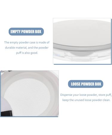 SHERCHPRY 2pcs Box Loose Powder Box Makeup Containers Powder Puff Case 5g Powder Case Eye Shadow Travel Bulk Colorful - Buy Online on GoSupps.com