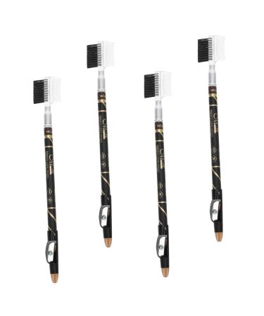 Beavorty 20 Pcs Two-in-one Eyebrow Pencil Black Eyeliner Pen Lash Tools Makeup Eyebrow Pencils Miss Filler
