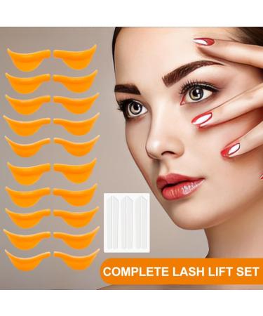 10pair Lash Lift Pads Silicone Lash Lift Rod 3 pairs of Covering Strips Elastic Reusable Fits Most Eye Shapes and Sizes - Buy Online on GoSupps.com