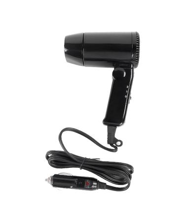 harayaa Car High Power Hair Dryer Car Portable Hairdryer Low Noise 12V Compact Mini Hairdryer for Women Men for Holiday Camping Travel