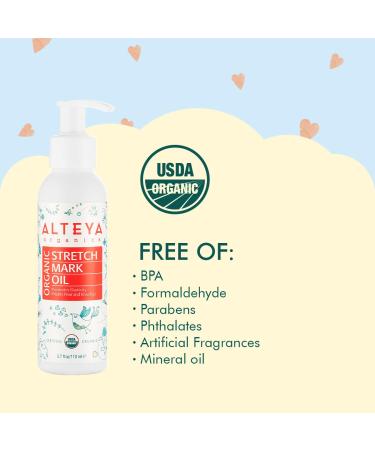 Altenya Bio Pregnancy Strip Oil 110ml - USDA Organic Certified Natural Ethereal Rose Treatment for Pregnancy - Buy Online on GoSupps.com