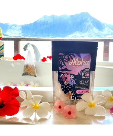 Aloha Bath Soak Relax | Experience Hawai i at Home | Relaxing Blend of Authentic Hawaiian Ingredients - Buy Online on GoSupps.com