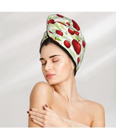 Super Absorbent Microfiber Hair Towel Wrap for Women - Quick Dry Coral Velvet Cap for Long Curly & Thick Hair - Buy Online on GoSupps.com