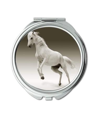 YENDOSTEEN Mirror Travel Mirror animal equestrian horse pocket mirror portable mirror