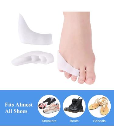 Pinky Toe Separator and Protectors - 6pcs 3-Holes for Overlapping & Curled Toes - Pain Relief and Protection from Friction - Buy Online on GoSupps.com