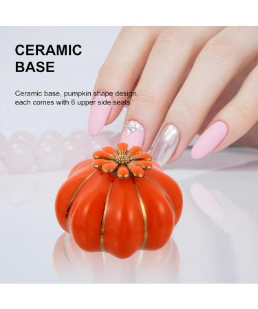 FOMIYES Pumpkin Slices Magnetic Nail Stand Nail Practice Base Pumpkin Nail Display Stand Nail Art Tip Holder Manicure Stand Manicure Practice Base Magnetic Mount Vintage Head - Buy Online on GoSupps.com