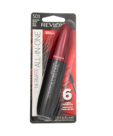 Pack of 2 Revlon Ultimate All in One Mascara Blackened Brown (503)