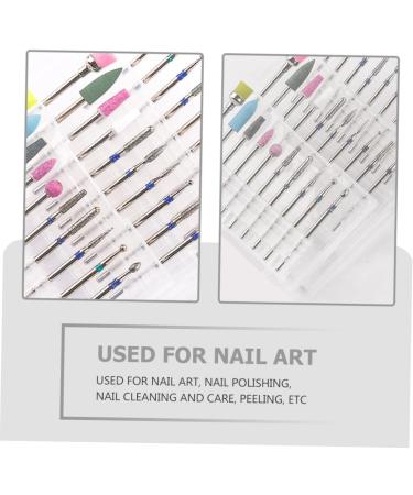 minkissy 3 Sets Nail Polisher Nail Drills for Acrylic Nails Professional Manicure Nail Drill Bits Power Tools Manicure Trimming Polishing Heads Efficient Alloy Tungsten Steel Tapa - Buy Online on GoSupps.com