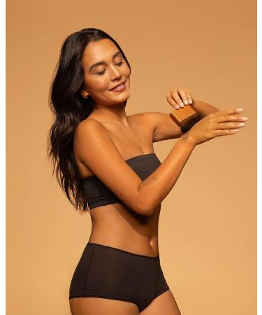 Tanning Brush Self Tan Applicator Instant Facial Tanner Face Leg Body Makeup Blending Brushes Blur Blend Mousse Foundation Blusher Bronzer Powder Contour Application Curved Design Rose Gold (1) - Buy Online on GoSupps.com