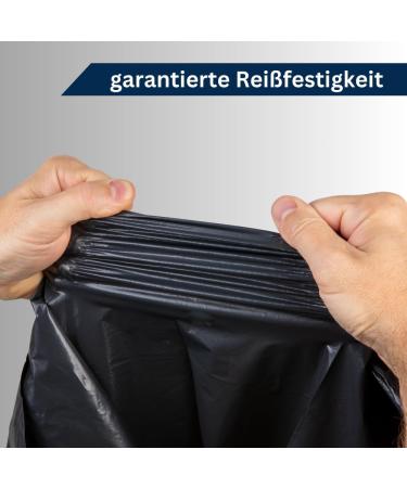 Toneco STRONG 240L Garbage Bags - Black - 100x125cm - 40 Count for Camping Household & Industrial Use - Bulk Options Available - Buy Online on GoSupps.com