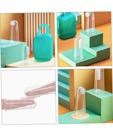Frcolor 3 Sets Finger Toothbrush Set - Portable Oral Care for Toddlers & Babies - Gentle Finger Toothbrush Cleaner - Buy Online on GoSupps.com