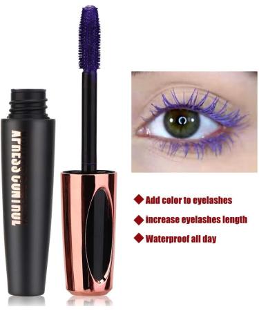 Mascara Imperm able Mascara Allongeant paississant Mascara Volumateur et Allongeant Cils Plus pais Tenue Toute la Journ e(Violet) - Buy Online on GoSupps.com