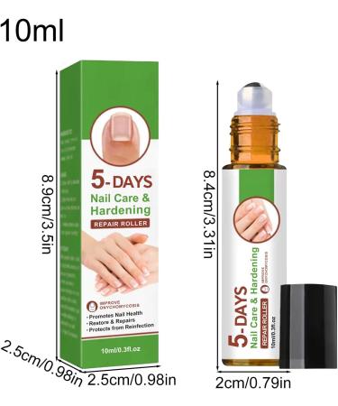 Repairing Treatment for Damaged Nails 10ml Roll-On Stick for Weakened Toenails - Nourishing Hardener for Fingernails and Toenails - Home or Salon Use - Buy Online on GoSupps.com