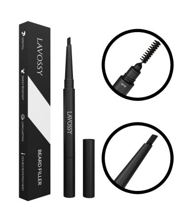 Lavossy Bartf llerstift fill and define your irregular beard with the beard pencil waterproof bare pencil for men multi -colored (1 piece (1 Pack) Dark Brown) 1 piece (1 Pack) Dark Brown - Buy Online on GoSupps.com