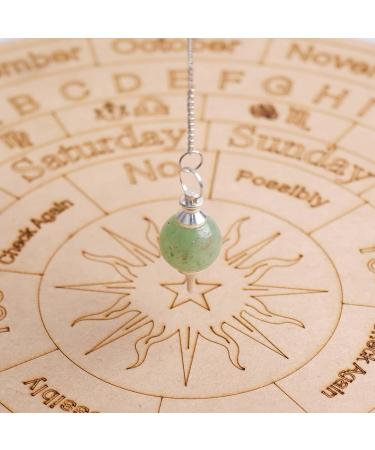 Buy Green Aventurine Pendulum | Natural Crystal for Reiki Healing & Dowsing - International Shipping - Buy Online on GoSupps.com