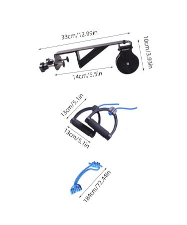 Fowybe Pully Training Device | Multi-Purpose Shoulder Roller for Physiotherapy & Rehabilitation - Boost Flexibility with Foam Handle - Buy Online on GoSupps.com
