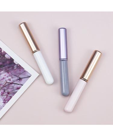 Professional Purple Lip Brush with Cap - Matte Effect Lip Gloss Applicator for Flawless Lipstick Application - Buy Online on GoSupps.com