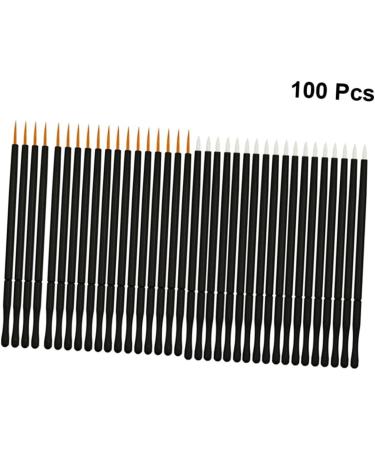 Ipetboom 100pcs Disposable Brush Mixed Tool and Cosmetic White Wands Liner Makeup Applicator Tools 10*0.5cm As Shown - Buy Online on GoSupps.com