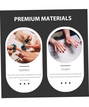6 Boxes Eyelash Wipes & Nail Polish Remover Pads - Eyelash Extension Glue Cleaning Wipes 5x5CM - Perfect for Makeup & Nail Care - Buy Online on GoSupps.com