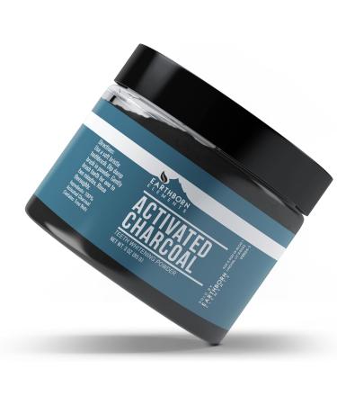 Earthborn Elements Activated Charcoal - Natural Teeth Whitening Vegan & Gluten Free (3 oz) - International Shipping Available - Buy Online on GoSupps.com