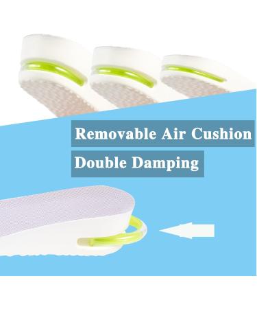 Height Increase Insoles for Women - 1.2 Inch Comfort Shoe Inserts with Removable Air Cushion (US Size 5-9 - Buy Online on GoSupps.com