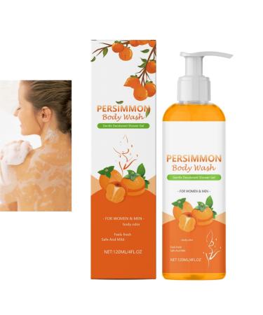 Persimmon Body Wash - Gel douche d odorant doux pour femmes et hommes odeur forte et limination des odeurs des personnes g es nettoyant et hydratant en profondeur anti-odeur (1PCS)