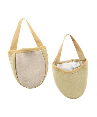 FOMIYES 4 Pairs Yoga Toe Protector Non-Slip Forefoot Pads Anti-Skid Front Sole Shoes Pads Breathable Forefoot Cushion Sweat-Absorbent Forefoot Pads Supple Front Palm Pads Forefoot Cushions