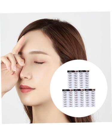 Balacoo 5pcs Eyebrow Stickers Black Stickers Authentic Eyebrows Makeup Brow Sticker Miss Natural Blush - Buy Online on GoSupps.com