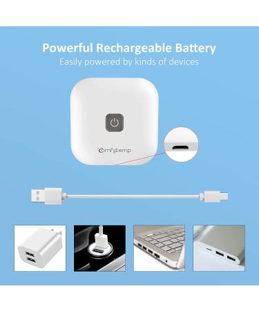 Comfytemp Wireless TENS Unit Muscle Stimulator - Rechargeable Pain Relief Therapy Device with 15 Modes - Portable for Back, Shoulder, and Cramps - Buy Online on GoSupps.com