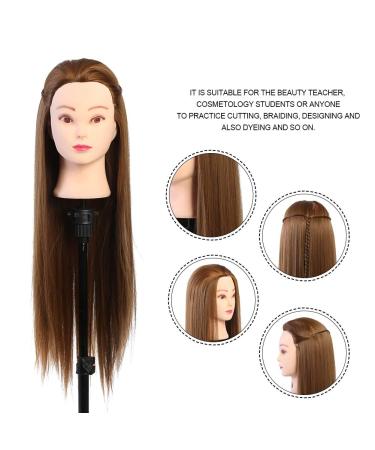 Heat-Resistant Eco-Friendly Mannequin Head | Real Hair Styling Training Tool for Hairdressers & Beauty Schools - International Shipping - Buy Online on GoSupps.com
