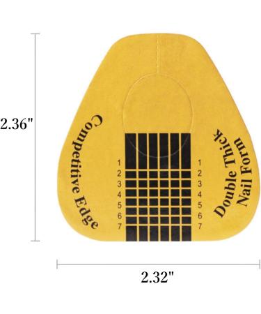 200 Pcs Nail Forms Gold Horseshoe Nail Extension Guide Paper Forms for Builder Gel Polygel Acrylic Nails - Buy Online on GoSupps.com