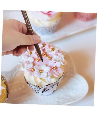 COLLBATH 6pcs Cake Boxes Biscuits Decor Portable Edible Markers Cake Coloring Edible Pens Food Pens Plastic - Buy Online on GoSupps.com