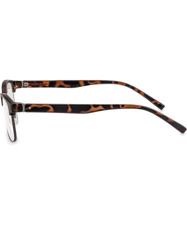 FILTRAL Blue Light Filter Reading Glasses | Anti-Blue Light Aid for Smartphones Tablets & PCs - Matt Havana Brown-Anthracite +3.50 Diopter - Buy Online on GoSupps.com