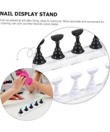 2 Sets Nail Holder Fingernail Display Stands Nail Tip Practice Holder Nail Art Practice Stands Nail Practice Stands Nail Stand Nail Practice Holder Acrylic Checkerboard Crystal - Buy Online on GoSupps.com