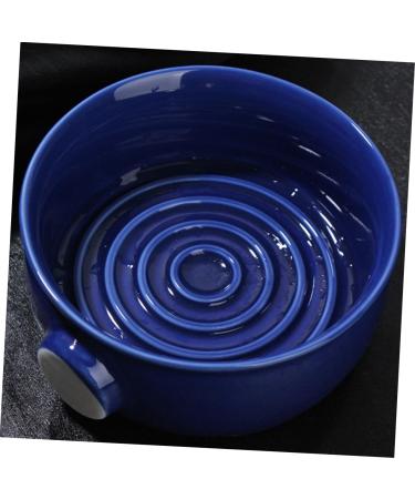 Vintage Ceramic Shaving Soap Container - Travel Shell Bowl for Shaving Brush | Old Fashioned Shaving Accessories Online - Buy Online on GoSupps.com