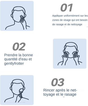 Shaving Cream for Men - Moisturizing Cream 40g For Shaving Stick 2 in 1 Beard Care & Hair Removal Travel Home - Buy Online on GoSupps.com