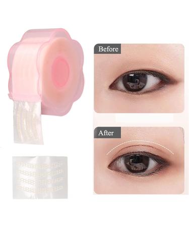 360PCS Double Eyelid Tape Lace Eyelid Lifter Tape Roll Lace Mesh S Shape Water Adhesive Eyelid Stickers for Droopy Uneven - Buy Online on GoSupps.com