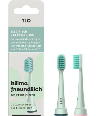 Buy TIO Electric Toothbrush Heads - Compatible with Philips Sonicare (2 Pack) | Best Quality Replacement Heads - Buy Online on GoSupps.com