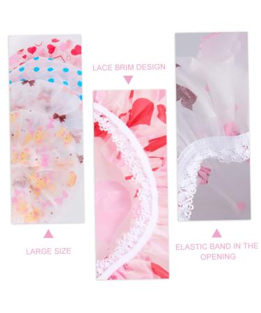 FOMIYES 5pcs Disposable Hair Shower Caps for Women - Shower/Bathing/Scrub Cap for Toiletries and Bathroom Supplies - Buy Online on GoSupps.com