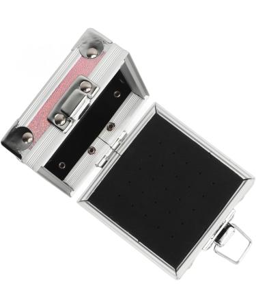Nail Drill Bit Holder Safe Storage Container 25 Holes Dustproof Stand Display Organizer Container Manicure Tools Aluminum Alloy Portable Nail Grinding Head Box for Beauty Salon Nail Artist (Pink) - Buy Online on GoSupps.com